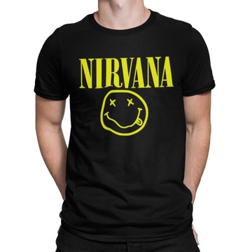 KOSZULKA NIRVANA SMILE LEGEND T-SHIRT męska L