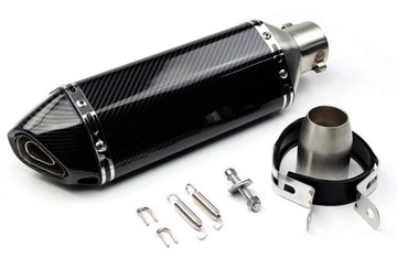 TŁUMIK MOTOCYKLOWY CARBON UNIWERSALNY WYDECH SHORT