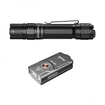 Zestaw latarek LED Fenix PD36R Pro i E03R V2.0 szara 2800lm
