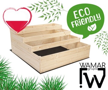 Ящик для овощей, продуктовый магазин, ПРОПИТКИ, 27х30х90 ФРИ ЭКО