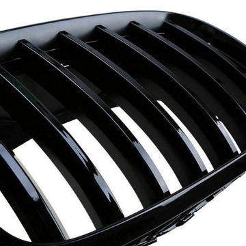 Искусственная решетка в бампере, ЧЕРНЫЙ ГЛЯНЦЕВЫЙ BMW X5 E70 2006-13