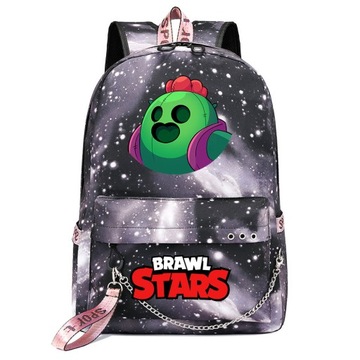 ШКОЛЬНЫЙ РЮКЗАК BRAWL STARS SPIKE А4, БОЛЬШОЙ ЦВЕТ, МНОГО ДИЗАЙНОВ, СТИЛЬ