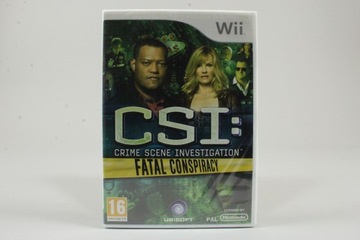 CSI РАССЛЕДОВАНИЕ МЕСТА ПРЕСТУПЛЕНИЯ РАТАЛЬНЫЙ ЗАГОВОР Wii