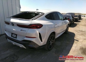 BMW Seria 6 G32 2022 BMW X6M 2022, 4.4L, 4x4, M50I, od ubezpieczalni, zdjęcie 4