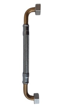 WĄŻ N-N KOLANKOWY 1/2''x1/2'' 120cm