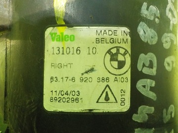 BMW X5 E53 3.0 D 03R 5D HALOGEN PRAVÝ 13101610