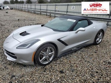 Chevrolet Corvette C7 2017 Chevrolet Corvette 2017, 6.2L, STINGRAY 3LT, porysowany lakier