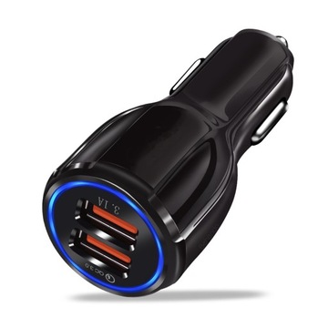 Ładowarka Samochodowa Szybka 2x USB Quick Charge 6A QC 5-12V Fast
