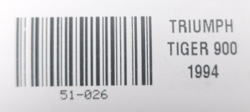 TRIUMPH TIGER 900 T400 93-98 КРЫШКА РУКОЯТКИ ПРАВОЙ РУКИ