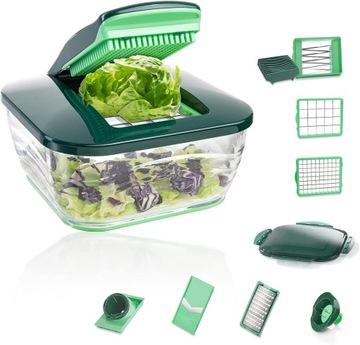 Genius A27060 Nicer Dicer Chef Szatkownica/Krajalnica,3.3 L, Zielony
