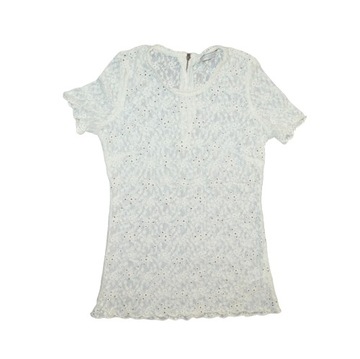 MARKS&SPENCER INDYGO BLUZKA KORONKA S/M 38