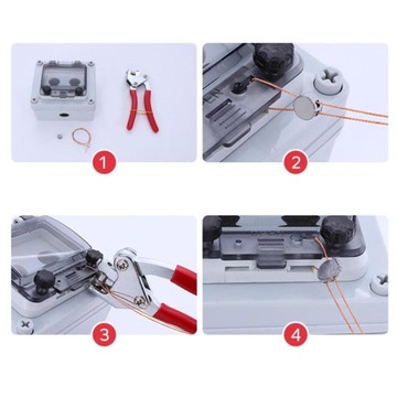 Инструмент плоскогубцев запечатывания, загерметизированное предохранение от кражи газа уплотнения электросчетчика плоскогубцев