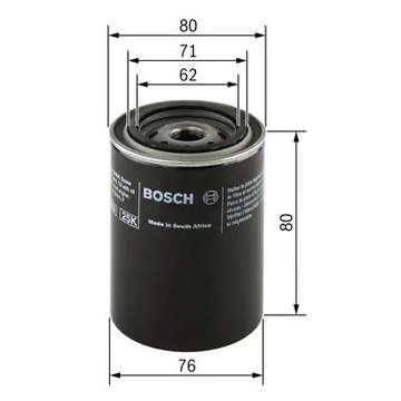 BOSCH F 026 407 005 FILTR OLEJE