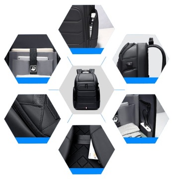 Рюкзак ROWE R-5029 для ноутбука 15,6 л, емкость 39 л, USB