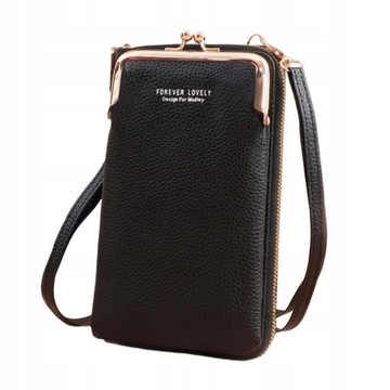 ЖЕНСКАЯ МИНИ-СУМКА КОШЕЛЕК ДЛЯ ТЕЛЕФОНА ЧЕРНАЯ СУМКА ДЛЯ ПОСЛАНИЙ