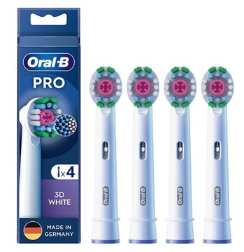 4x KOŃCÓWKI BRAUN ORAL-B EB18p 3D WHITE Maximiser