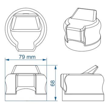 РЕЗИНОВАЯ КРЫШКА для розетки прицепа 7PIN 13PIN ProPlus