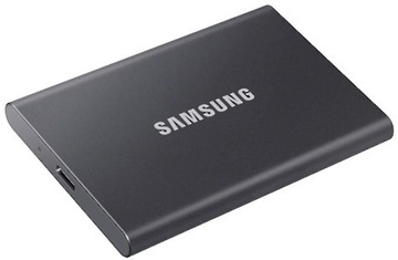 Портативный твердотельный накопитель Samsung T7 MU-PC1T/WW емкостью 1 ТБ, серый