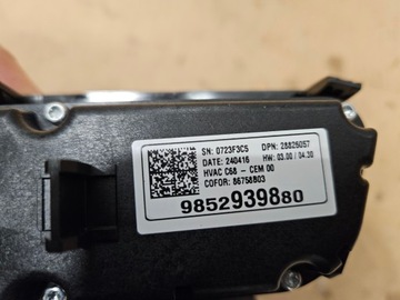 9852939880 PANEL KLIMATIZACE OPEL CORSA F