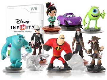 DISNEY INFINITY 1.0 BIG STARTER 10 FIGUREK Wii