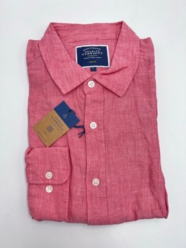 Charles Tyrwhitt Koszula Lniana Salmon Pink