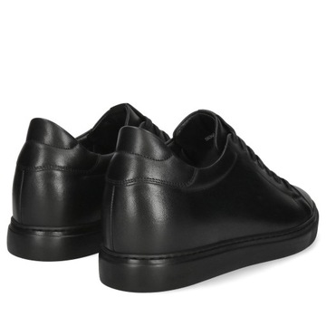 Czarne sneakersy podwyższające Xavier +6 cm 40