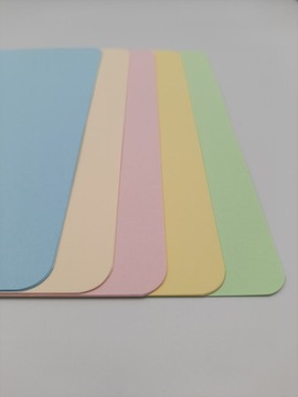 ЦВЕТНОЙ вкладыш блокнота-планера 6 КОЛЬЦЕВ А5 ПАСТЕЛИ - КЛАСС КАЧЕСТВА II