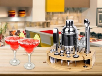 Барменский набор CHESTER, хромированный, 12 элементов