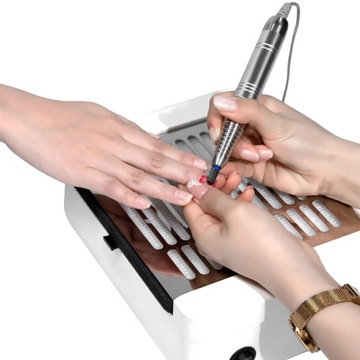 MOZOS LG608 ODKURZACZ DO PAZNOKCI POCHŁANIACZ PYŁU MANICURE PROFESJONALNY