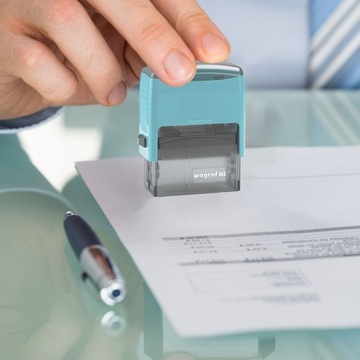 WAGRAF B2s ШТАМП ДЛЯ 4 СТРОК НАЗВАНИЕ КОМПАНИИ ОФИСНЫЙ ДИЗАЙН + ЛАСТИК