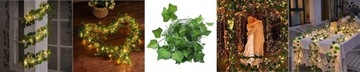Плющ ГИРЛАНД СОЛНЕЧНАЯ СВЕТОДИОДНАЯ САДОВАЯ ЛАМПА Ivy LEAVES