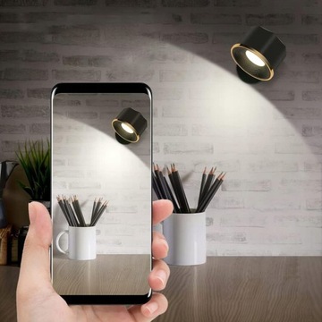 SMART RGB СВЕТОДИОДНЫЙ НАСТЕННЫЙ СВЕТИЛЬНИК БЕСПРОВОДНОЙ МАГНИТНЫЙ, ПОВОРОТНЫЙ НА 360°