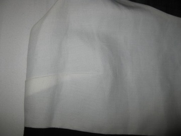 'S MAX MARA sukienka NABIL r. IT46 colour block czarny biały (NOWA z metką)