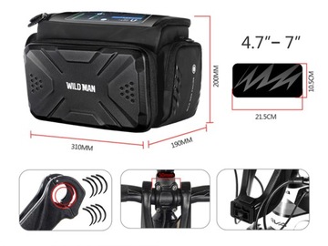 ВОДОНЕПРОНИЦАЕМЫЙ ВЕЛОСИПЕДНЫЙ СУМКА ДЛЯ ИНСТРУМЕНТОВ ДЛЯ ТЕЛЕФОНА 4Л