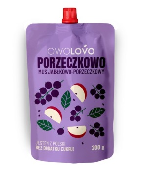 Пюре Яблучно Смородиновий 200 г Owolovo