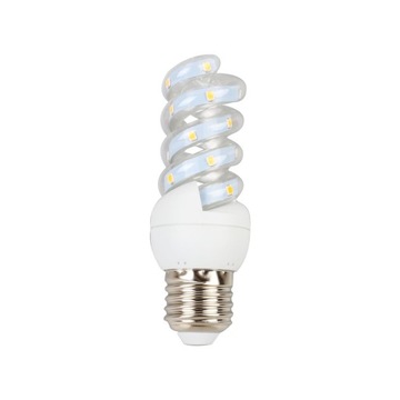 Żarówka LED E27 SPIRALNA 4,9W 3000K CIEPŁA 420lm