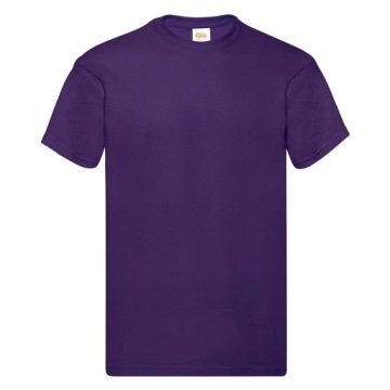 T-SHIRT KOSZULKA FRUIT OF THE LOOM purple L