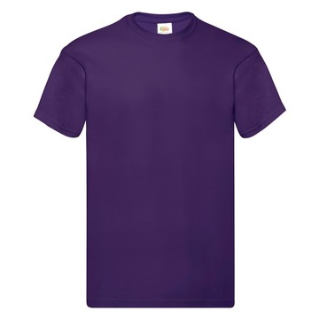 T-SHIRT KOSZULKA FRUIT OF THE LOOM purple M