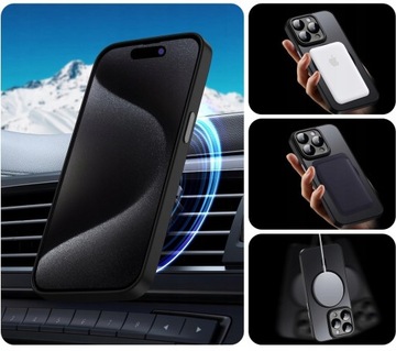 ЧЕХОЛ ДЛЯ IPHONE 15 PRO УСИЛЕННЫЙ НА 360° МАТОВЫЙ MAGSAFE ЗАЩИТА КАМЕРЫ