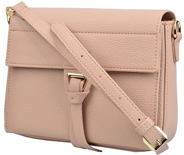 DAVID JONES Torebka damska mała listonoszka wizytowa crossbody pasek