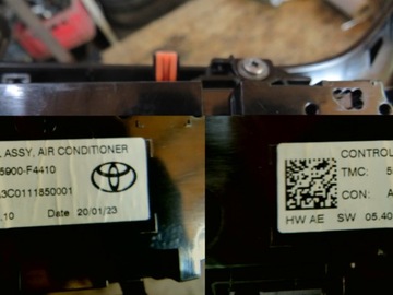 PANEL KLIMATIZACE TOYOTA C-HR