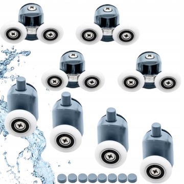 Ruhhy KK9646 Ролики для душевой кабины 23 мм 8 шт.