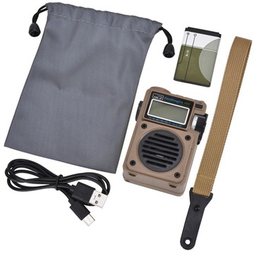 Hanrongda HRD-701 AM FM Radio Mini FM/SW/MW/WB peł