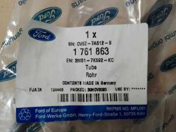 ШЛАНГ НАСОСА СЦЕПЛЕНИЯ FOCUS KUGA C-MAX CONNECT_1761863_3M51-7K592-KC