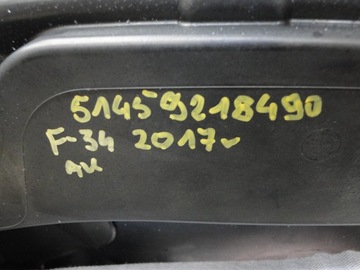 BMW 3 F30 F31 F34 DESKA KONZOLA ULOŽENÍ AIRBAG M-PAKET ORIGINÁLNÍ