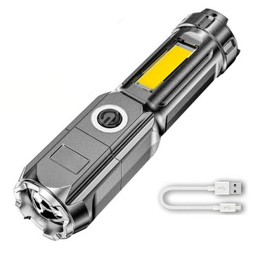 LATARKA LED USB WODOODPORNA IP44 300LM lampka na rower