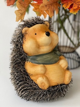 ОСЕННЯЯ ДЕКОРАТИВНАЯ ФИГУРКА ЕЖ ЁЖИК ОСЕНЬ N