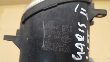 HALOGEN LEVÝ PŘEDNÍ TOYOTA YARIS II FACELIFT 09-11R 81220-0D042