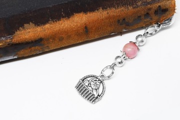 ЗАКЛАДКА кот нефрит НАТУРАЛЬНЫЙ КАМЕНЬ