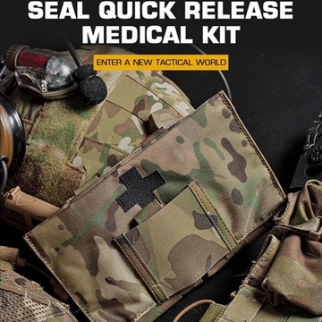 Тактическая быстросъемная медицинская аптечка, военная сумка первой помощи IFAK Pack